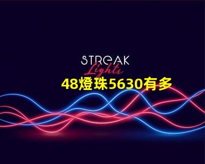48燈珠5630有多少w 5630燈珠是多少瓦